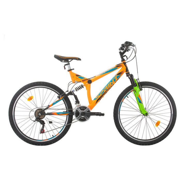 ВЕЛОСИПЕД SPRINT ELEMENT 26x46 ORG/BLK SI8791 СКОРОСТИ 18, РАМКА СТОМАНЕНА