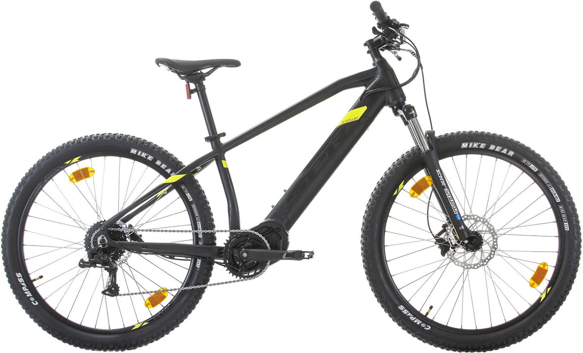 Електрически велосипед SPRINT - E-MTB Pulse 27.5", 400 mm, черен/зелен
