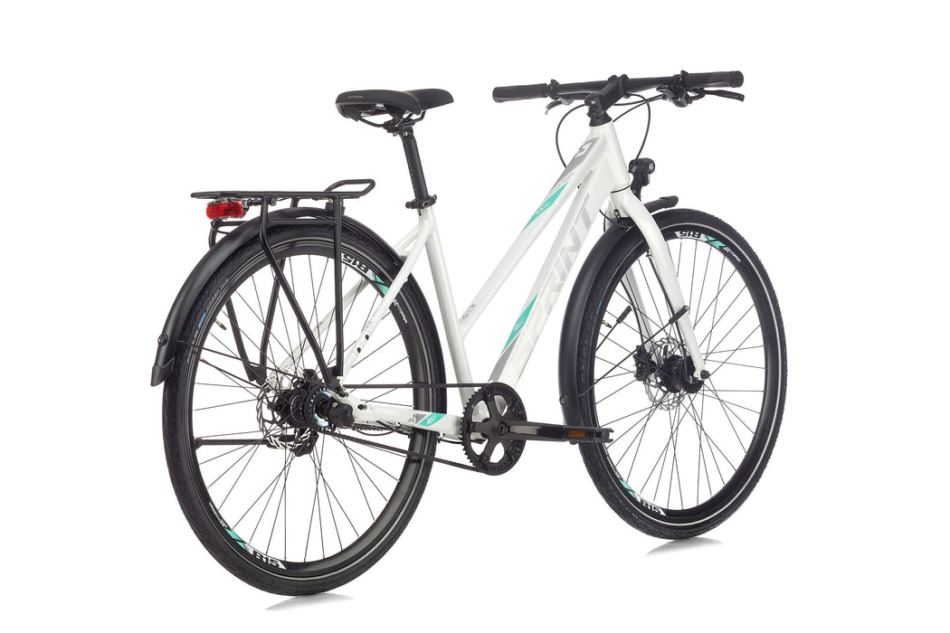 Градски велосипед Sprint - Croxer Lady N3, 28'', 440 mm, бял/зелен