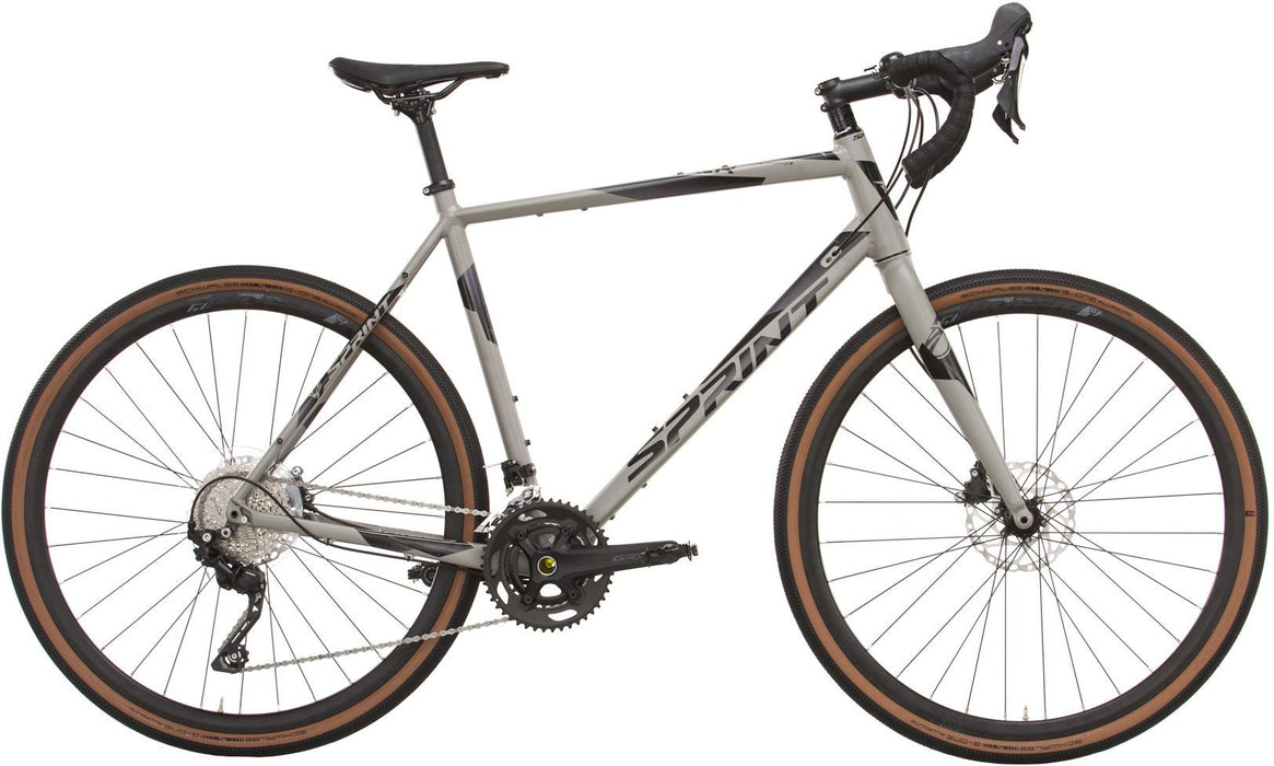 Гравел велосипед Sprint - Whisper Elite GRX, 28'', 520 mm, сив