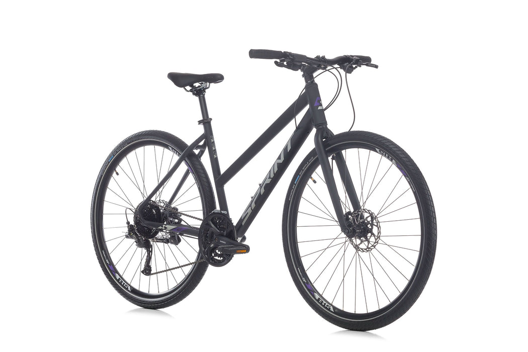 Градски велосипед Sprint - Croxer Plus Lady Rigid, 28'', 440 mm, черен