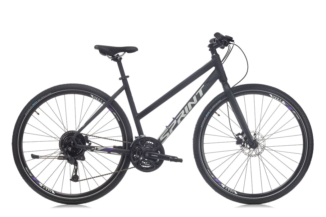 Градски велосипед Sprint - Croxer Plus Lady Rigid, 28'', 440 mm, черен