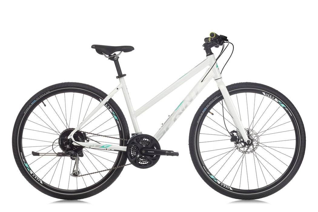 Градски велосипед Sprint - Croxer Plus Lady Rigid, 28'', 480 mm, бял/зелен