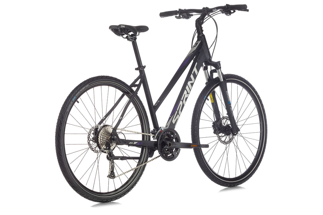 Градски велосипед Sprint - Croxer Lady, 28", 480 mm, черен
