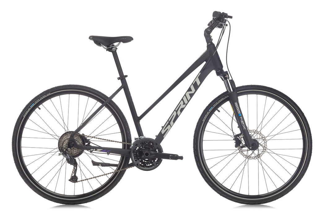 Градски велосипед Sprint - Croxer Lady, 28", 480 mm, черен