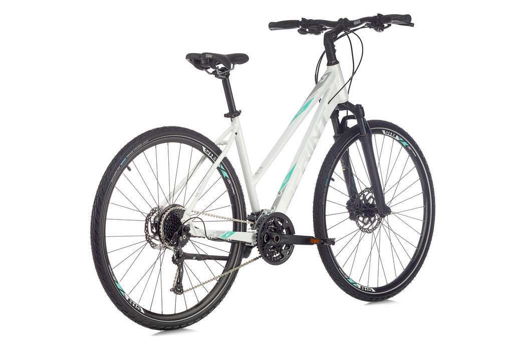Градски велосипед Sprint - Croxer Lady, 28", 480 mm, сив/зелен