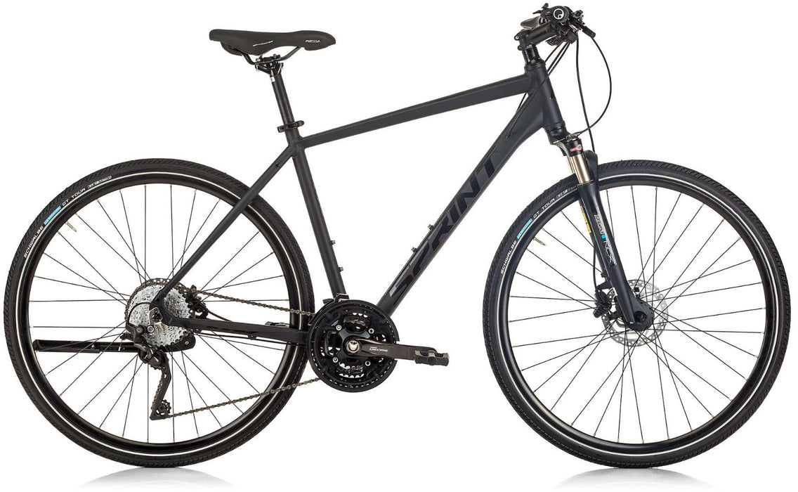 Градски велосипед Sprint - Croxer Pro Man v1, 28'', 560 mm, черен