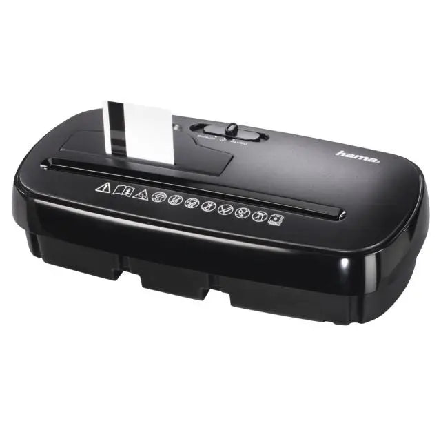 Шредер Hama Basic S8CD A4 8 листа CD/DVD Черен