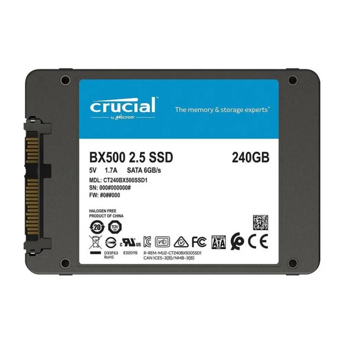 SSD Crucial BX500 240GB 3D NAND 2.5 inch