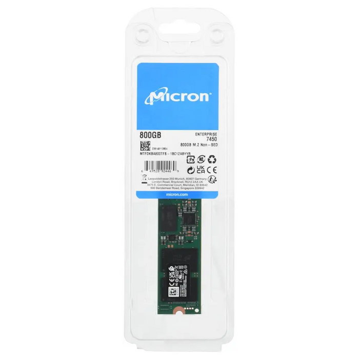 SSD Micron 7450 MAX 800GB M.2 (22x80) NVMe PCI 4.0