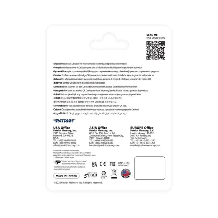 SSD Patriot Viper P410 M.2 PCI-Ex4 NVMe 1.4 2TB