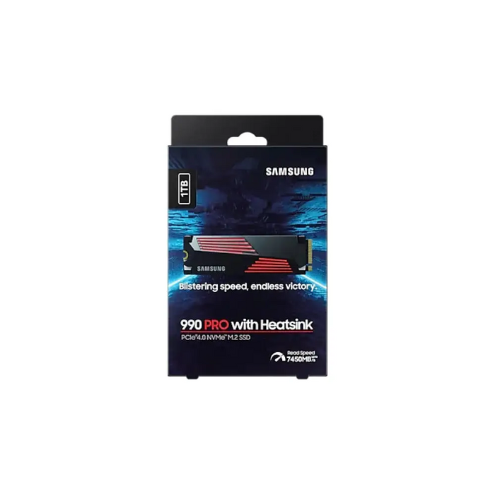SSD SAMSUNG 990 PRO с Heatsink 1TB M.2 Type 2280 MZ-V9P1T0GW