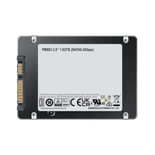 SSD Samsung PM893 480GB SATA 2.5’’ MZ7L3480HCHQ-00A07 (DWPD