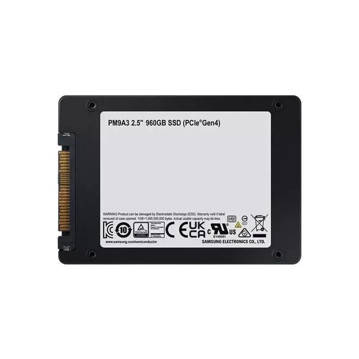 SSD SAMSUNG PM9A3 2.5” 960 GB PCIe 4.0 MZQL2960HCJR