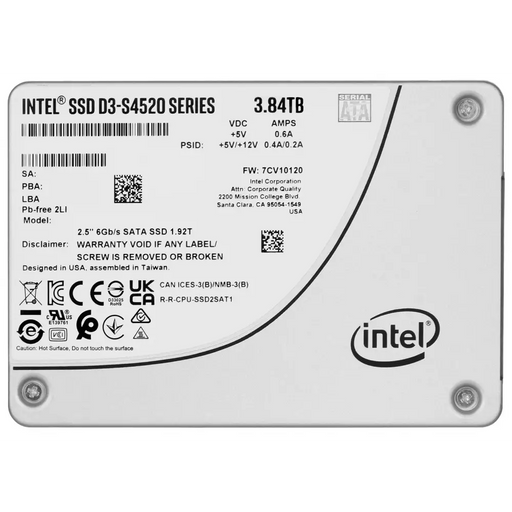 SSD Solidigm (Intel) S4520 3.84TB SATA 2.5’’