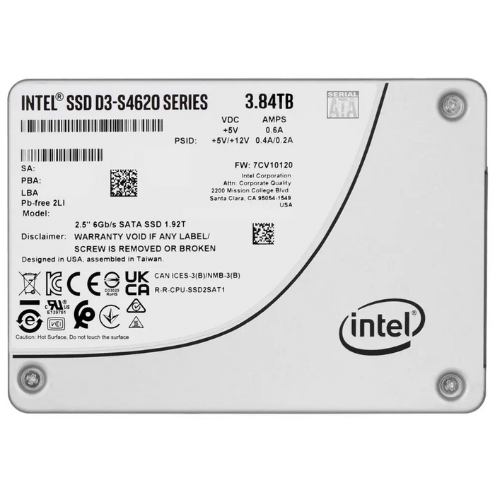 SSD Solidigm (Intel) S4620 3.84TB SATA 2.5’’