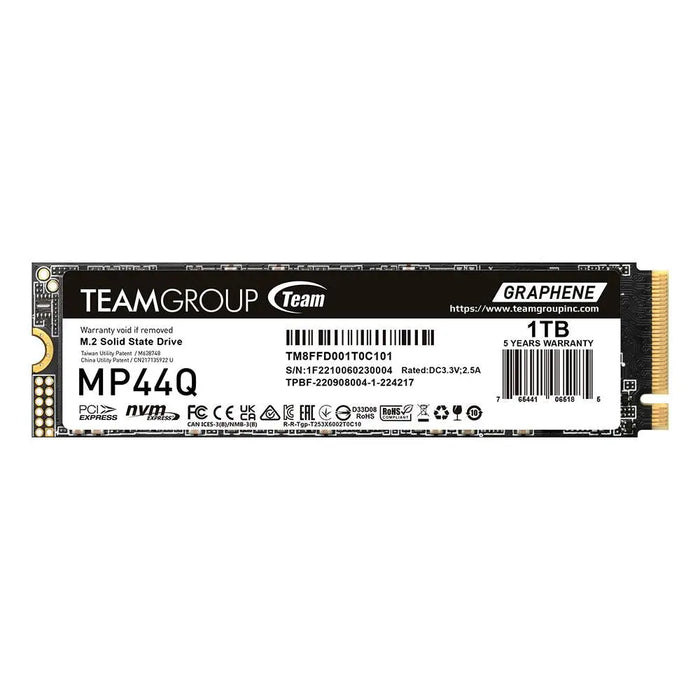 SSD Team Group MP44Q M.2 2280 NVMe 1TB PCI-e 4.0 x4