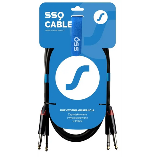 SSQ JSJS1 SS-1456 Кабел 2x Стерео жак - 2x Стерео жак 1
