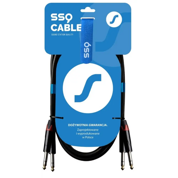 SSQ JSJS1 SS-1456 Кабел 2x Стерео жак - 2x Стерео жак 1