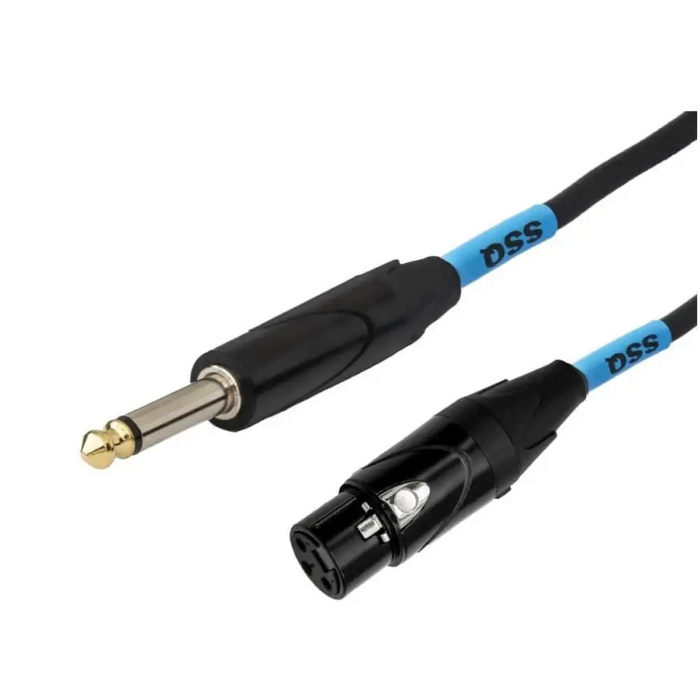 SSQ кабел XZJM10 - Jack mono - XLR женски кабел 10 метра