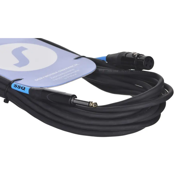 SSQ кабел XZJM10 - Jack mono - XLR женски кабел 10 метра