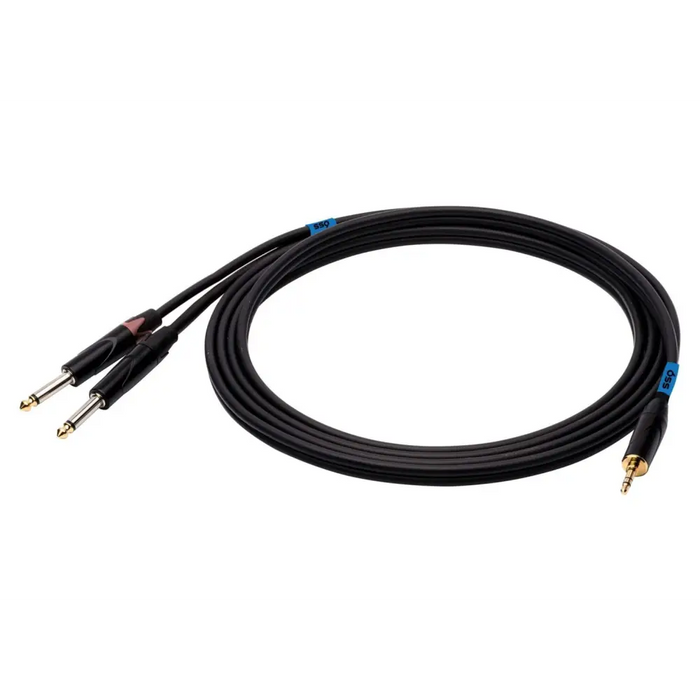 SSQ MIJM1 SS-1813 Кабелен жак Стерео 3,5 mm - 2x жак Mono