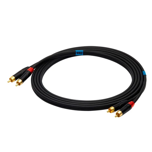 SSQ RCARCA3 - Кабел 2x RCA - 2x RCA - 3 m Черен