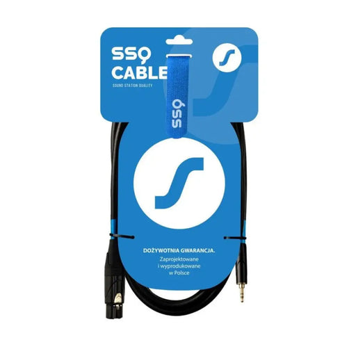 SSQ XLRMi0,5 - XLR женски - жак стерео 3,5 mm кабел 0,5 m