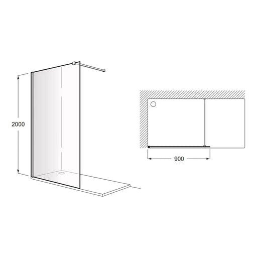 СТАЦИОНАРЕН ПАРАВАН 90X200 ROCA DISTRICT