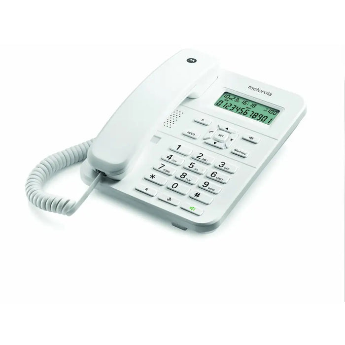 Стационарен телефон Motorola Бял