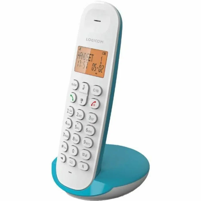 Стационарен телефон Logicom DECT ILOA 150 SOLO цвят тюркоаз
