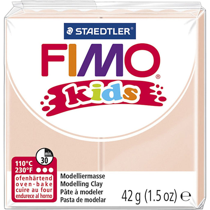 Полимерна глина Staedtler Fimo Kids - телесен цвят