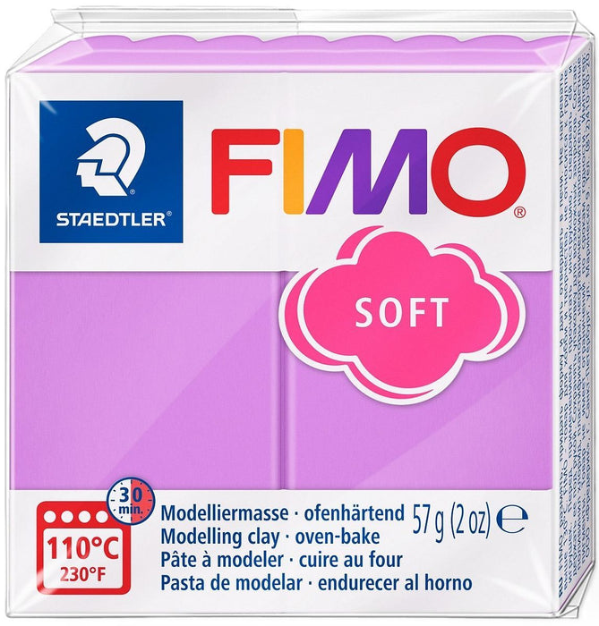 Полимерна глина Staedtler Fimo Soft - 57 g, лавандула