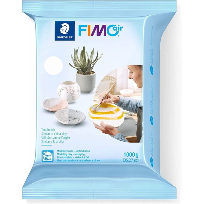Глина Staedtler Fimo - Air basic 8101, 1 kg, бяла