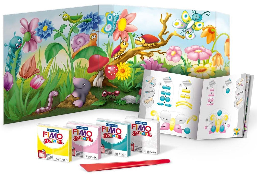 Комплект глина Staedtler Fimo Kids - Butterfly, 4 x 42 g