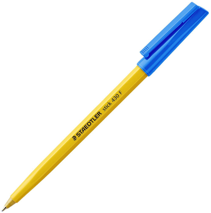 Химикалка Staedtler Stick 430 - Синя, F