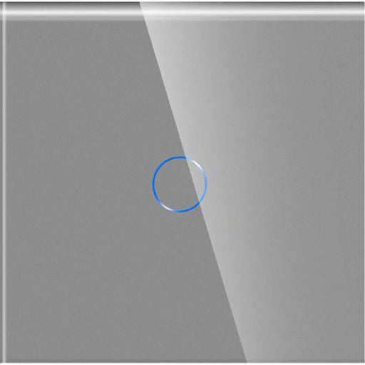 СТЪКЛЕН ПАНЕЛ ЗА ЕДИНИЧЕН КЛЮЧ СИВ LUXON