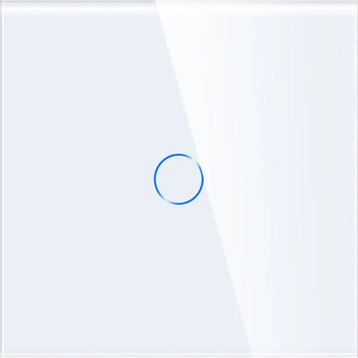 СТЪКЛЕН ПАНЕЛ ЗА ЕДИНИЧЕН КЛЮЧ БЯЛ LUXON