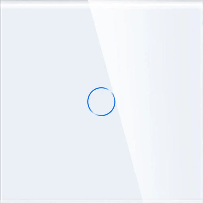 СТЪКЛЕН ПАНЕЛ ЗА ЕДИНИЧЕН КЛЮЧ БЯЛ LUXON