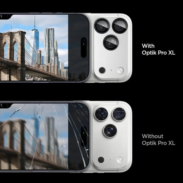 Стъклен протектор Spigen Optik Pro XL за камера за iPhone