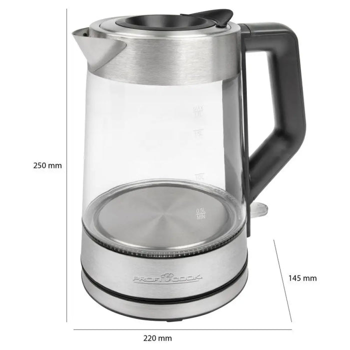Стъклена електрическа кана Proficook PC-WKS 1190 G
