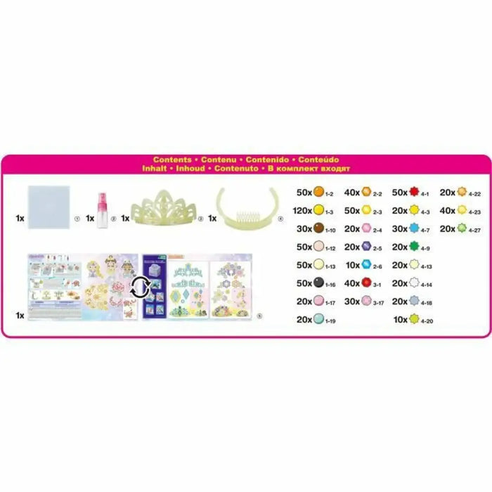 Стъклени мъниста Aquabeads The Disney Princess Tiara 870