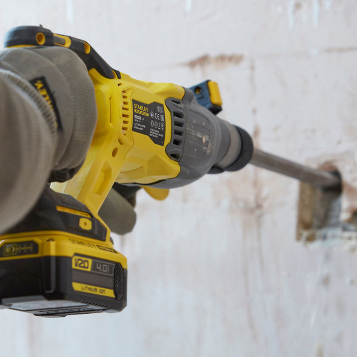 АКУМУЛАТОРЕН БЕЗЧЕТКОВ ПЕРФОРАТОР STANLEY SFMCH900M22-QW 18 V, 2.00 J, SDS PLUS, БРОЙ БАТЕРИИ 2, 4.00 Ah, КУФАР