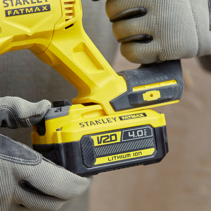 АКУМУЛАТОРЕН БЕЗЧЕТКОВ ПЕРФОРАТОР STANLEY SFMCH900M22-QW 18 V, 2.00 J, SDS PLUS, БРОЙ БАТЕРИИ 2, 4.00 Ah, КУФАР