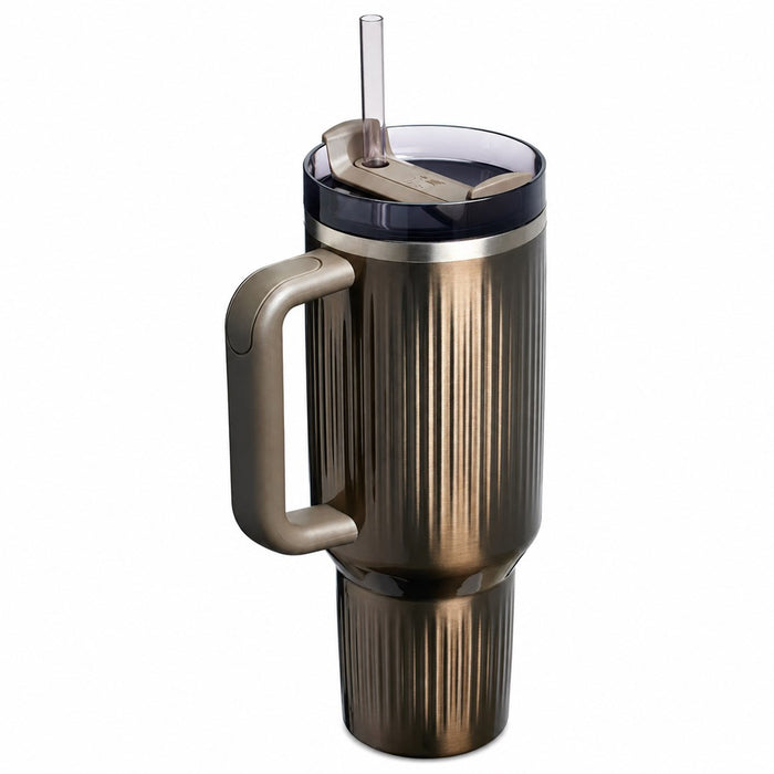 Термо чаша STANLEY Quencher H2.O Fluted 1.18L GunMetal Shine