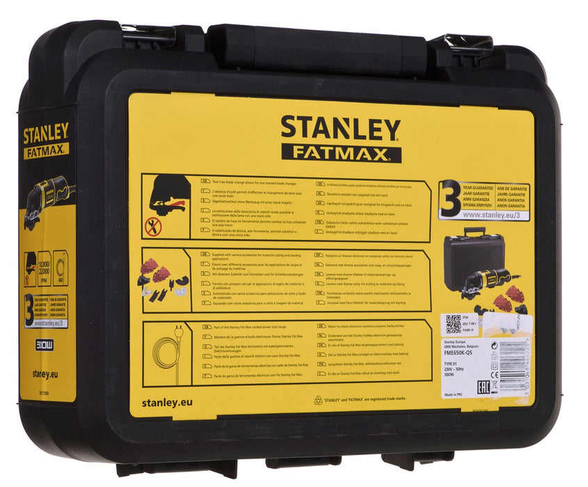 Stanley FME650K-QS осцилиращ мулти-инструмент Черен, Жълт
