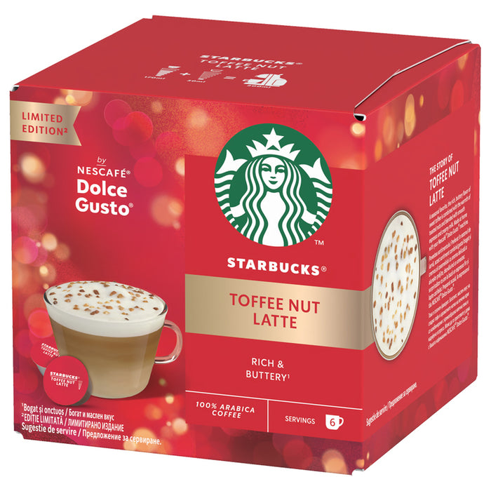 КАФЕ STARBUCKS TOFFEE NUT LATTEE 12БР