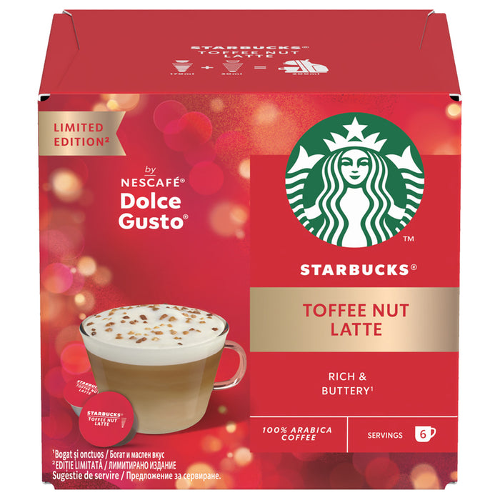 КАФЕ STARBUCKS TOFFEE NUT LATTEE 12БР