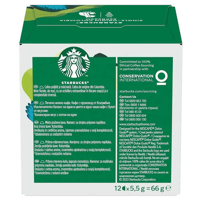 Кафе STARBUCKS ESPRESSO COLOMBIA CAPS
