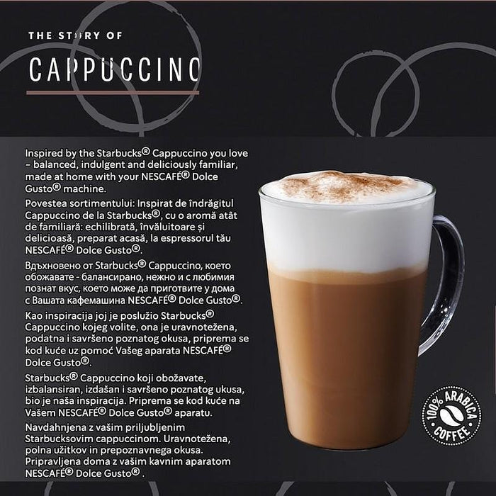 Кафе STARBUCKS WHITE CAPPUCCINO CAPS